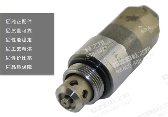 三一挖掘機主閥油口溢流閥