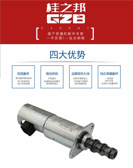 中聯(lián)挖掘機(jī)鎖定電磁閥