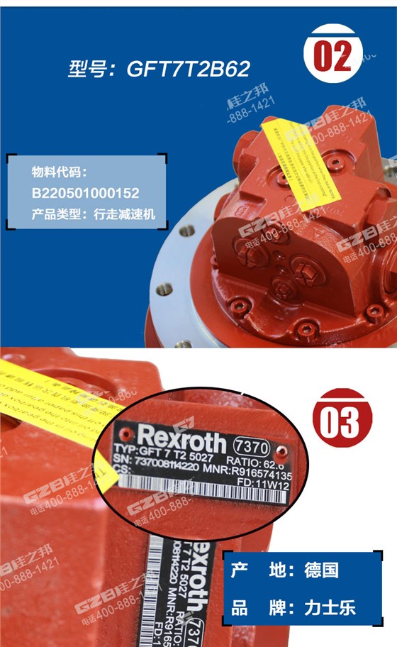 行走減速機GFT7T2B62