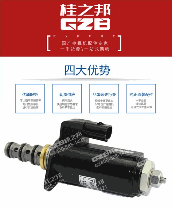 挖掘機比例減壓閥