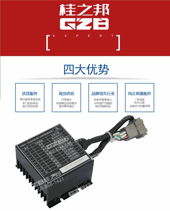 三一挖掘機步進電機閥門控制器