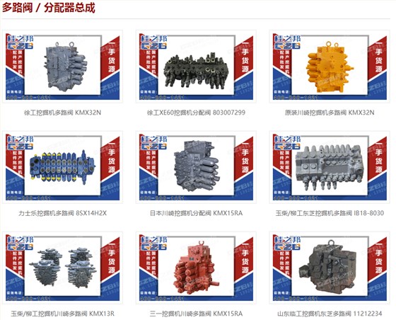 920e柳工挖掘機分配閥