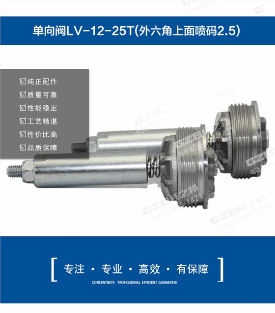三一215挖機單向閥