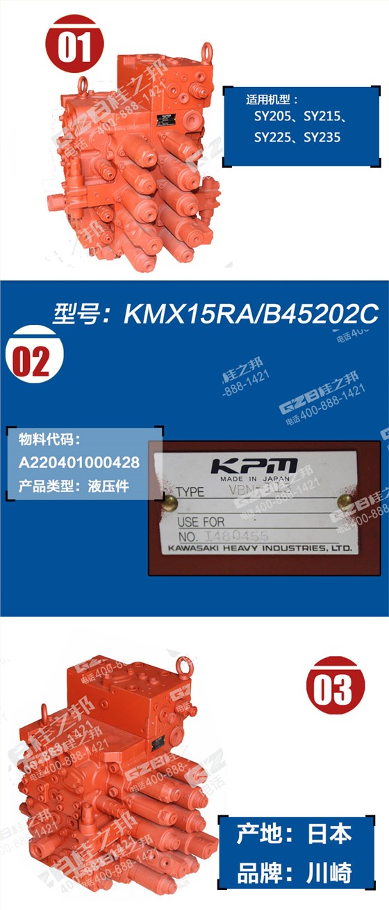 三一挖掘機多路閥 三一挖掘機多路閥