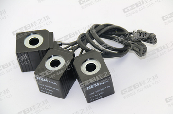 原裝德國進口力士樂電磁閥線圈14VDC，適用于福田雷沃FR65、FR85挖掘機，福田雷沃挖掘機配件，配件批發供應