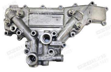 三一挖掘機三菱發動機機油散熱器組件ME088741,三一挖掘機配件