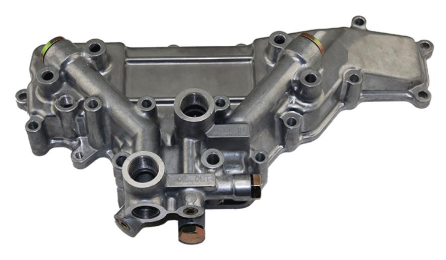 三一挖掘機三菱機油冷卻器蓋