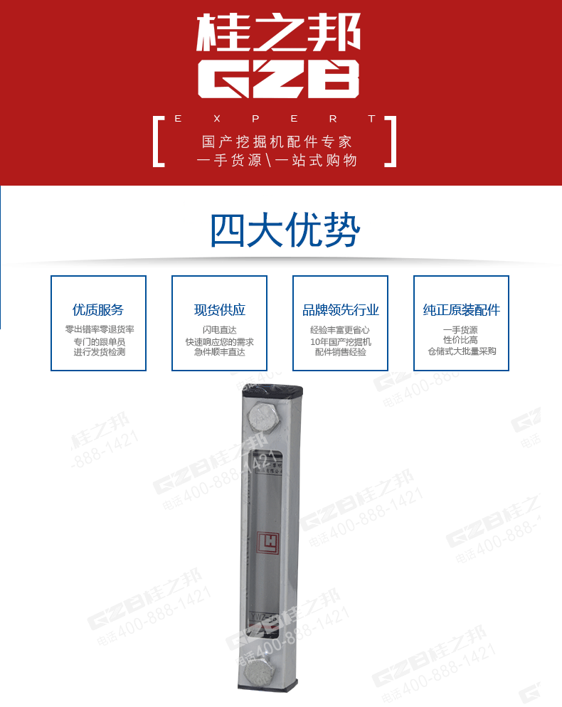 三一挖掘機液位計