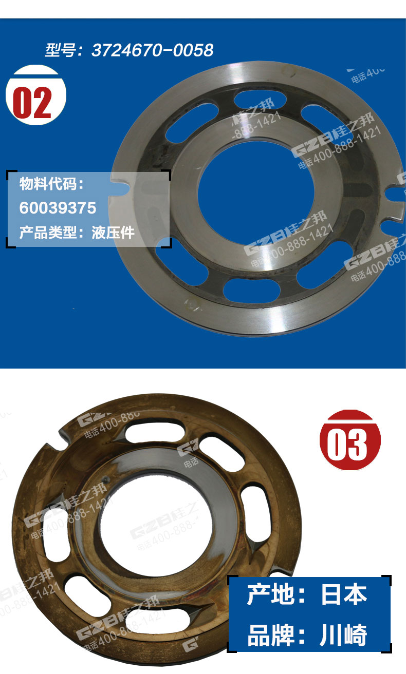 挖掘機配油盤3724670-0058