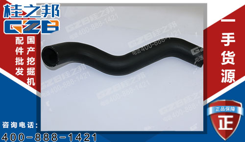 挖掘機配件網，原裝挖掘機散熱器出水管SY215C9M.1.3.3-7A