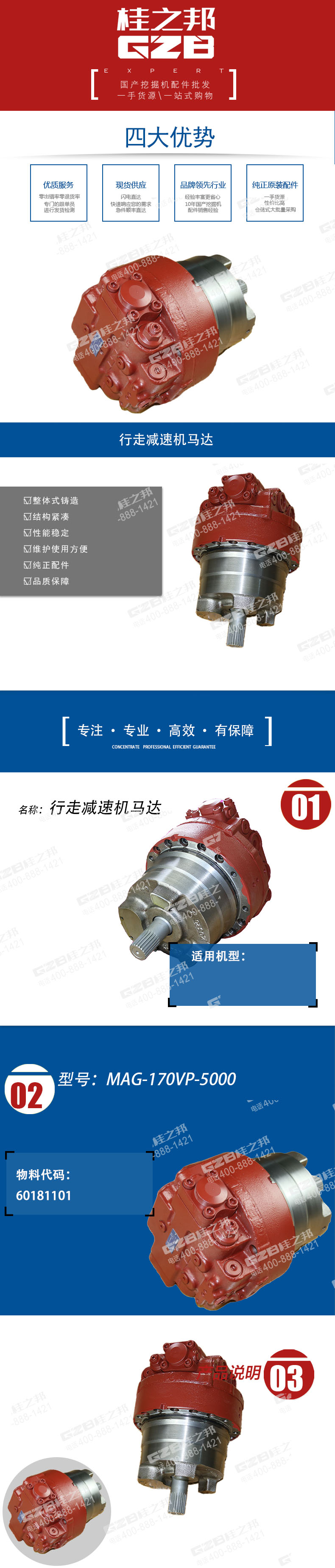 挖掘機配件批發市場